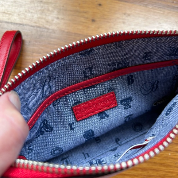 Brooks Brothers Leather Wristlet - Picture 6 of 7